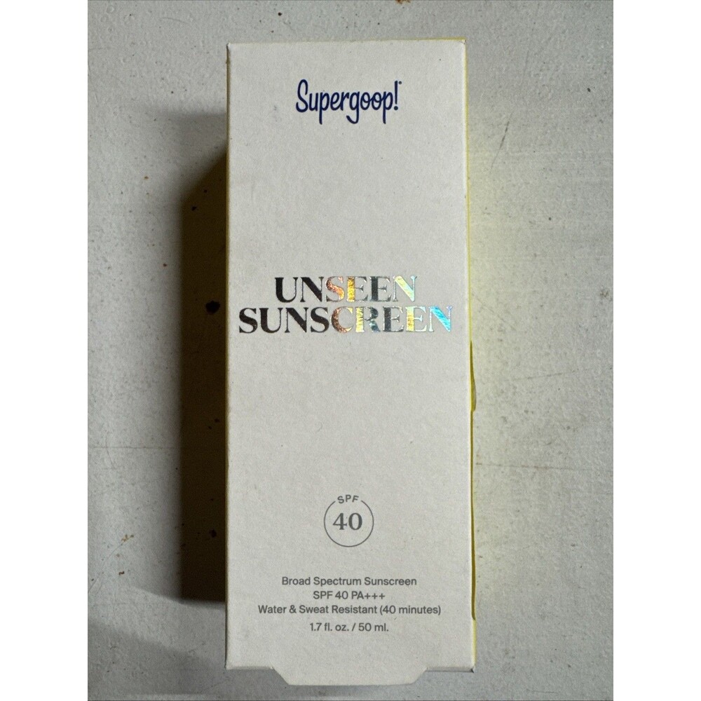 Supergoop Unseen Sunscreen SPF 40 Broad Spectrum 1.7floz/50mL Exp 05/27 Sealed